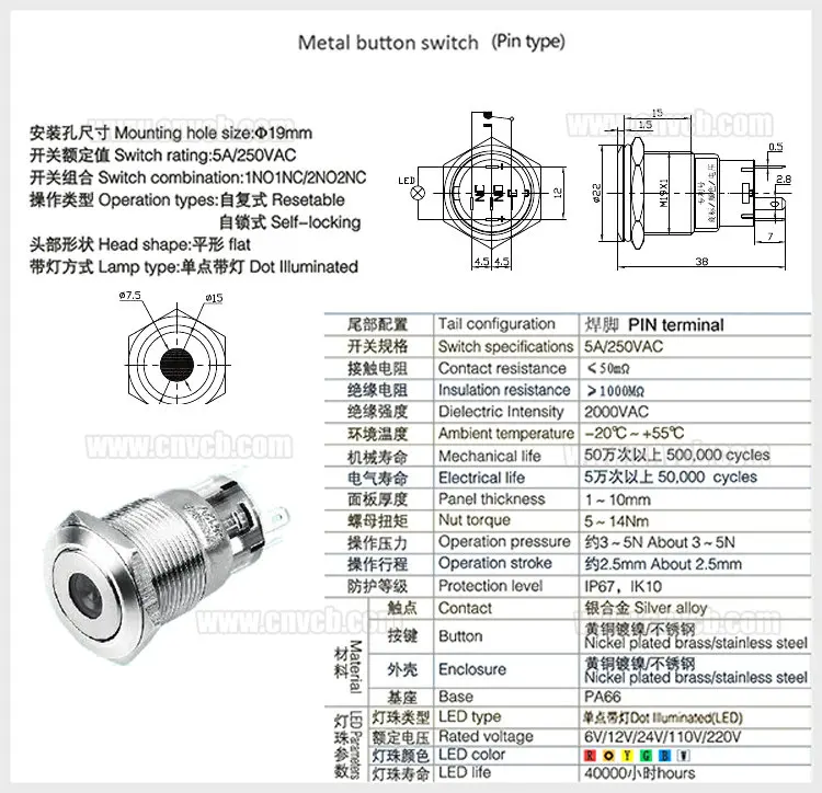 IB19L-P11F-D  IB19L-P11Z-D drawing