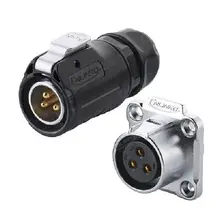 Cnlinko UL CE утвержден LP20 Ip67 3 Pin водонепроницаемый разъем пайки ТИП для аудио осветительных систем оборудования