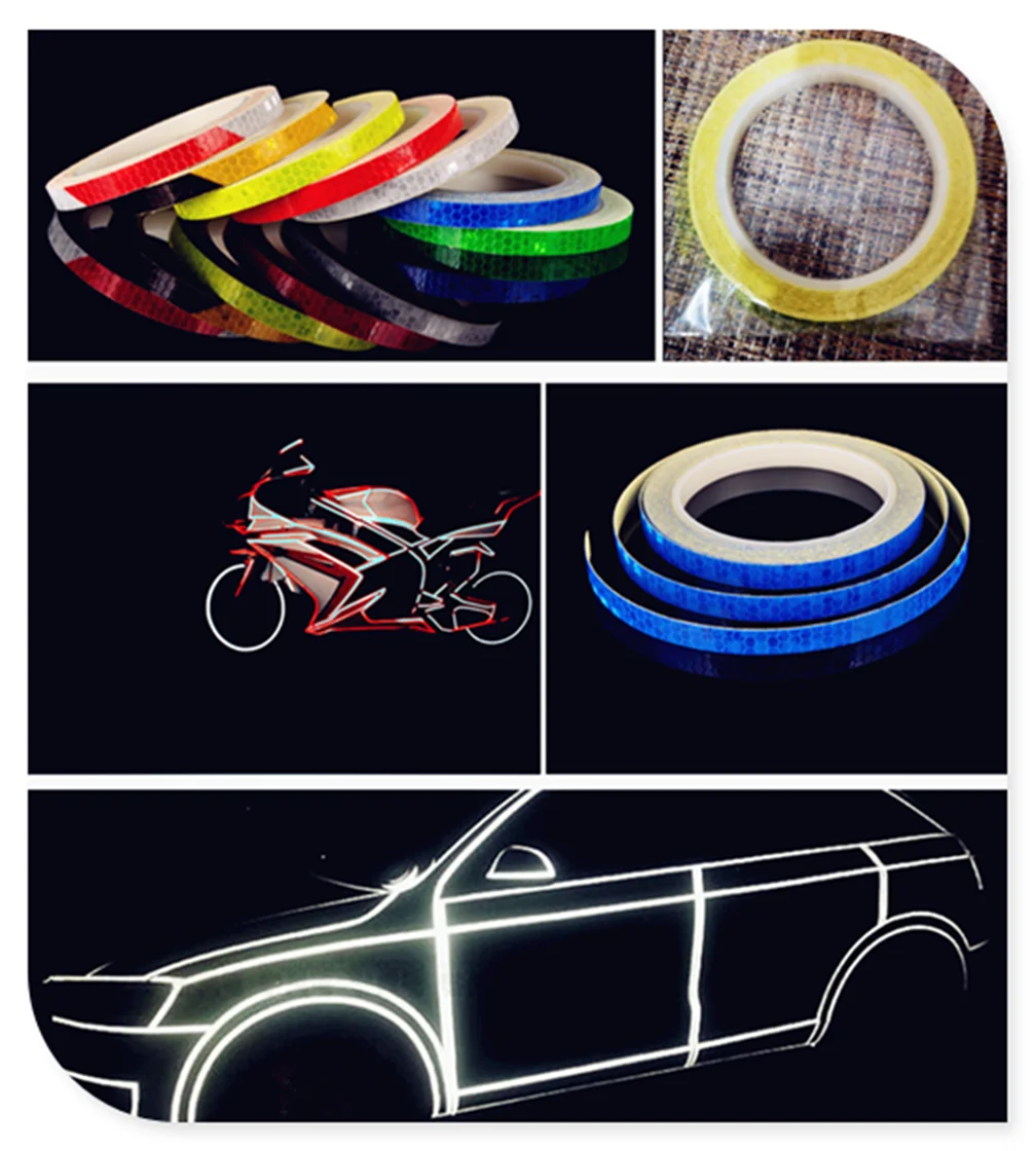 1cmX800cm car and motorcycle modeling reflective tape sticker warning for BMW 530Li 335i 750i 330i 325i 320si 630i | Автомобили и