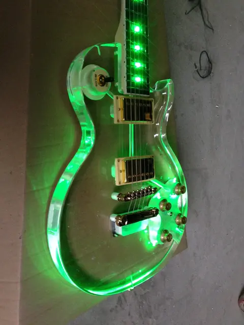 Cheap New style Led light  Lp electric guitar with more color can choose