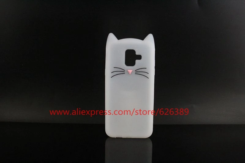 3D Единорог кошка силиконовый чехол для телефона чехол для samsung Galaxy S7 край S8 S9 Plus Note 8 9 J3 J4 J5 J6 J7 J8 A6
