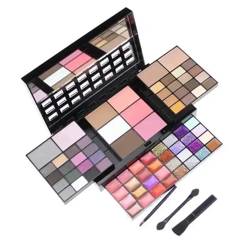 

VERONNI 74 Colors Multicolor Eyeshadow Palette Makeup Set Concealer Make Up Kits Cosmetic Blush Powders Eyebrow with Brush