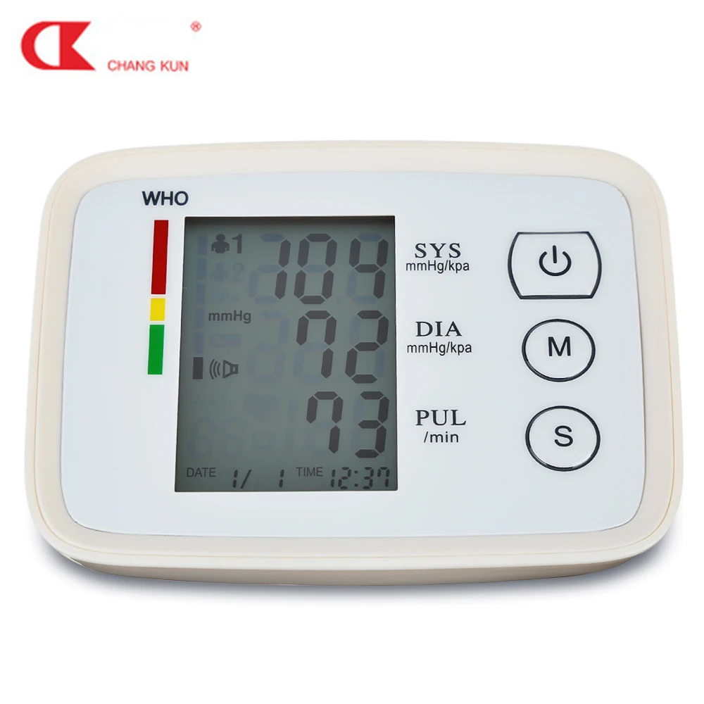 

Portable Arm Health Care Blood Pressure Meter Heart Beat Monitor Rate Pulse Meter Tonometer Sphygmomanometers Pulsometer