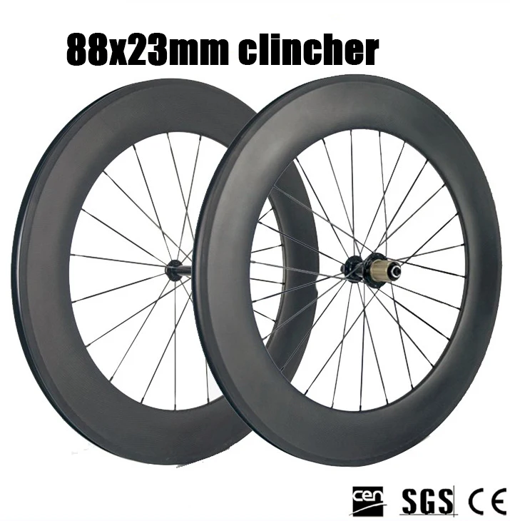 CarbonBikeKits-PW88C-88mm-clincher-aero-wheels-we