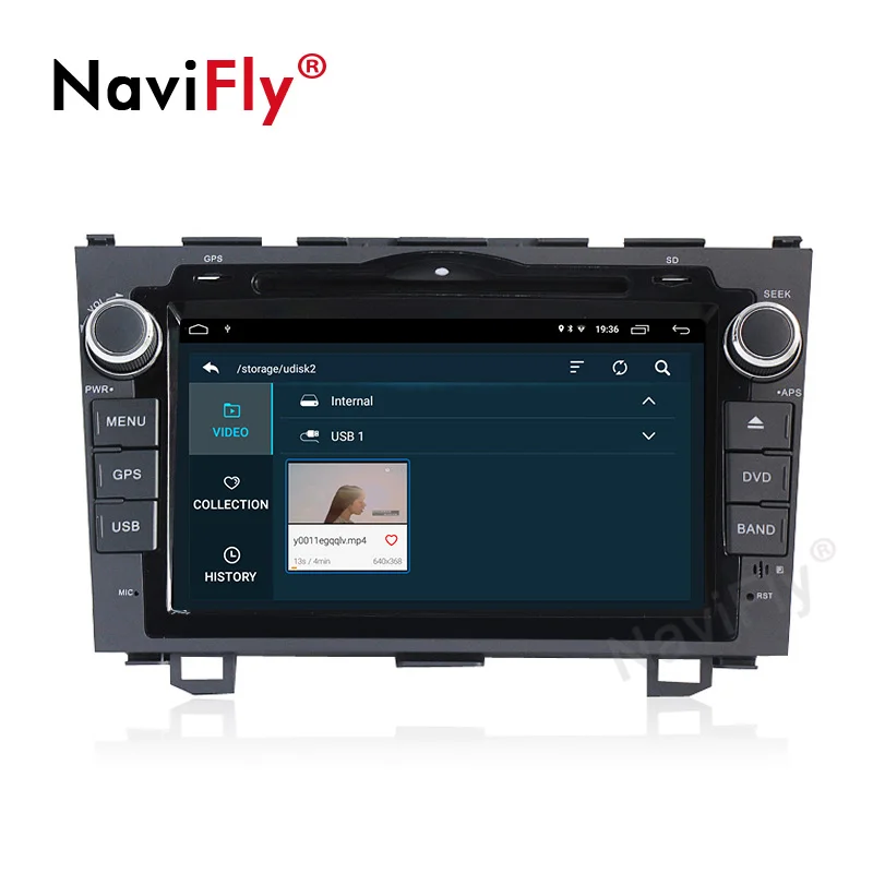 Perfect Free shipping! 2din Android 9.1 Car dvd radio Multimedia player For Honda CRV 2007-2011 GPS Navigation WIFI RDS USD SD GPS 2+32G 3