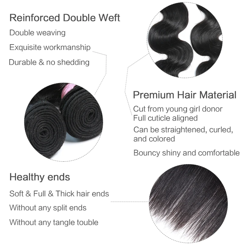 Bigsophy Body Wave Hair Brazilian Weave Hair Bundles 3Bundles Hair With 13*4 Lace Frontal Closure 100% Remy Human Hair Extension Bigsophy Body Wave Hair Brazilian Weave Hair Bundles 3Bundles Hair With 13*4 Lace Frontal Closure 100% Remy Human Hair Extension