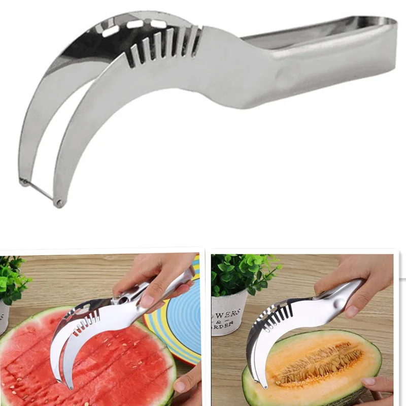 

Stainless Steel Watermelon Slicer Melon Cutter Knife Corer Fruit Vegetable Slicer For Kitchen