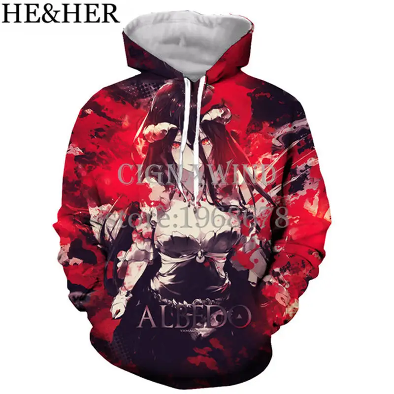 

New Harajuku style hoodie men/women Anime Overlord III 3D printed hoodies sweatshirts casual hip hop streetwear unisex tops