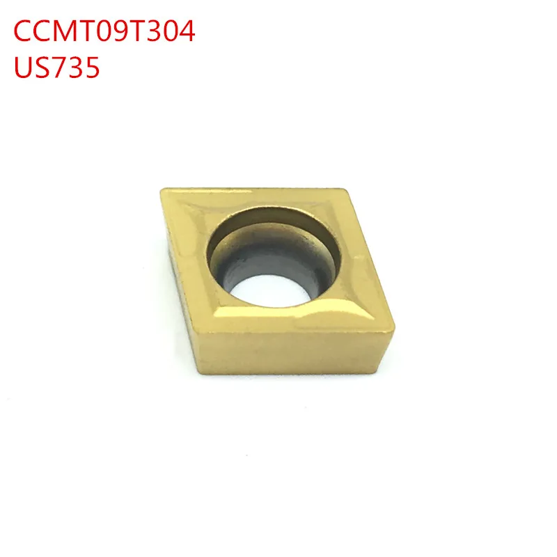 100pcs CCMT09T304/08 US735 carbide Insert turning tool cnc tool