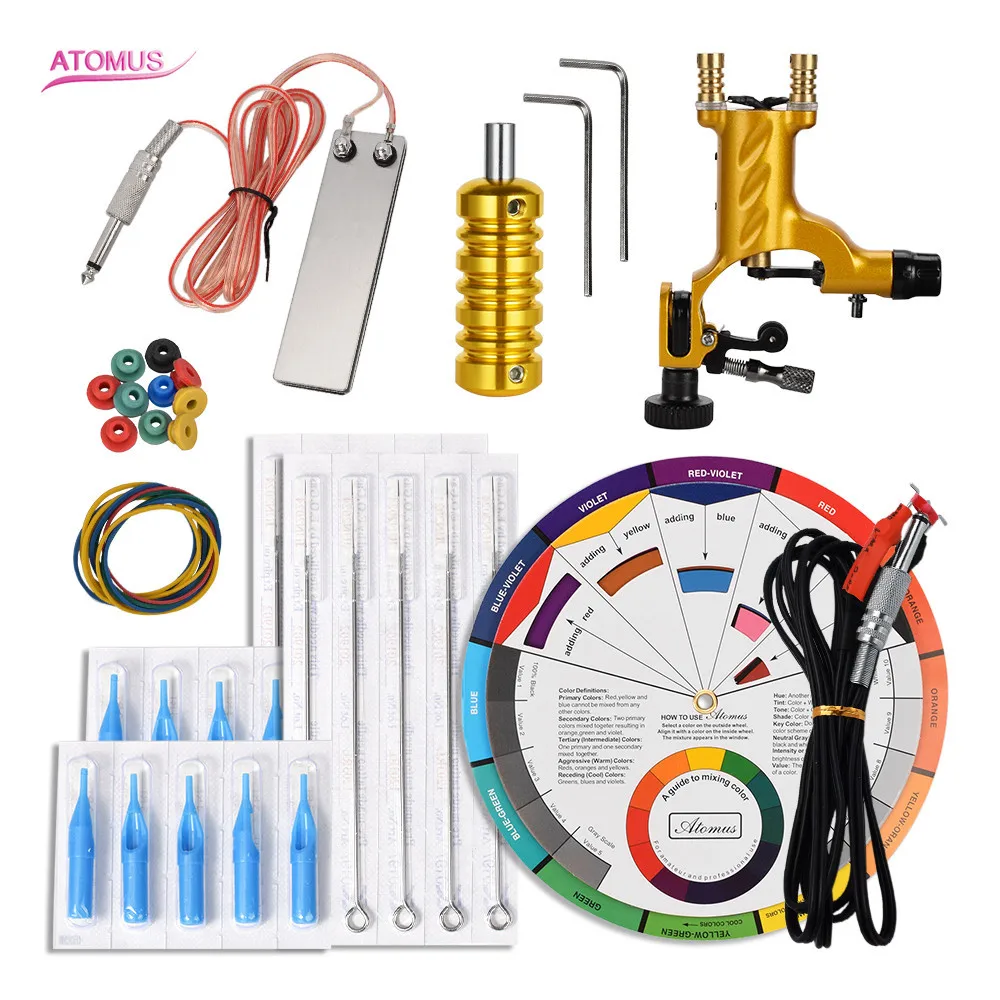 

Tattoo Machine Iniciante De Bobinas Professional Tatoo Kit Tattoo Para Tatuagem Rotatory Machine Maquina De Tatuar Profesional