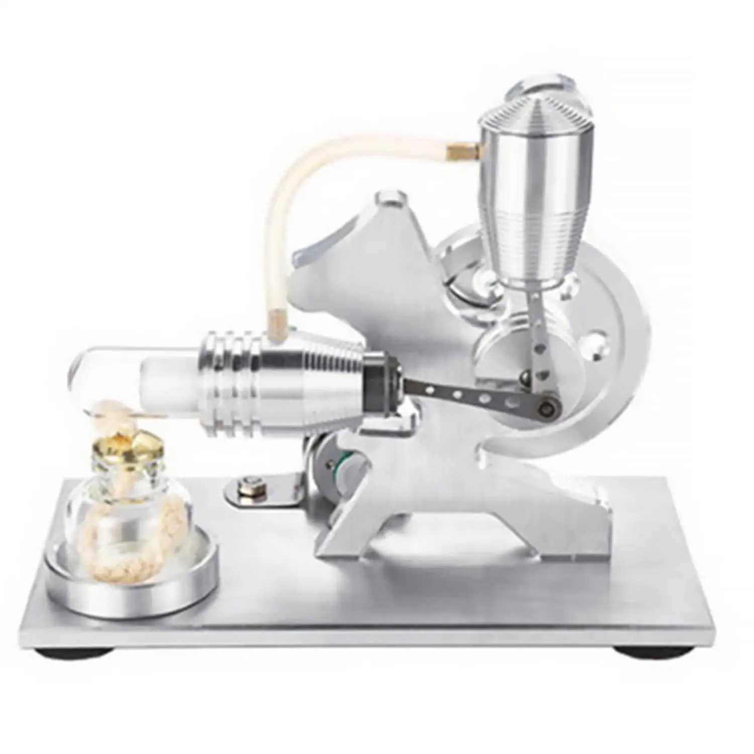 

Hot Air Stirling Squirrel Engine Experiment Model Stirling Motor Physic Steam Power Toy Design Gifts