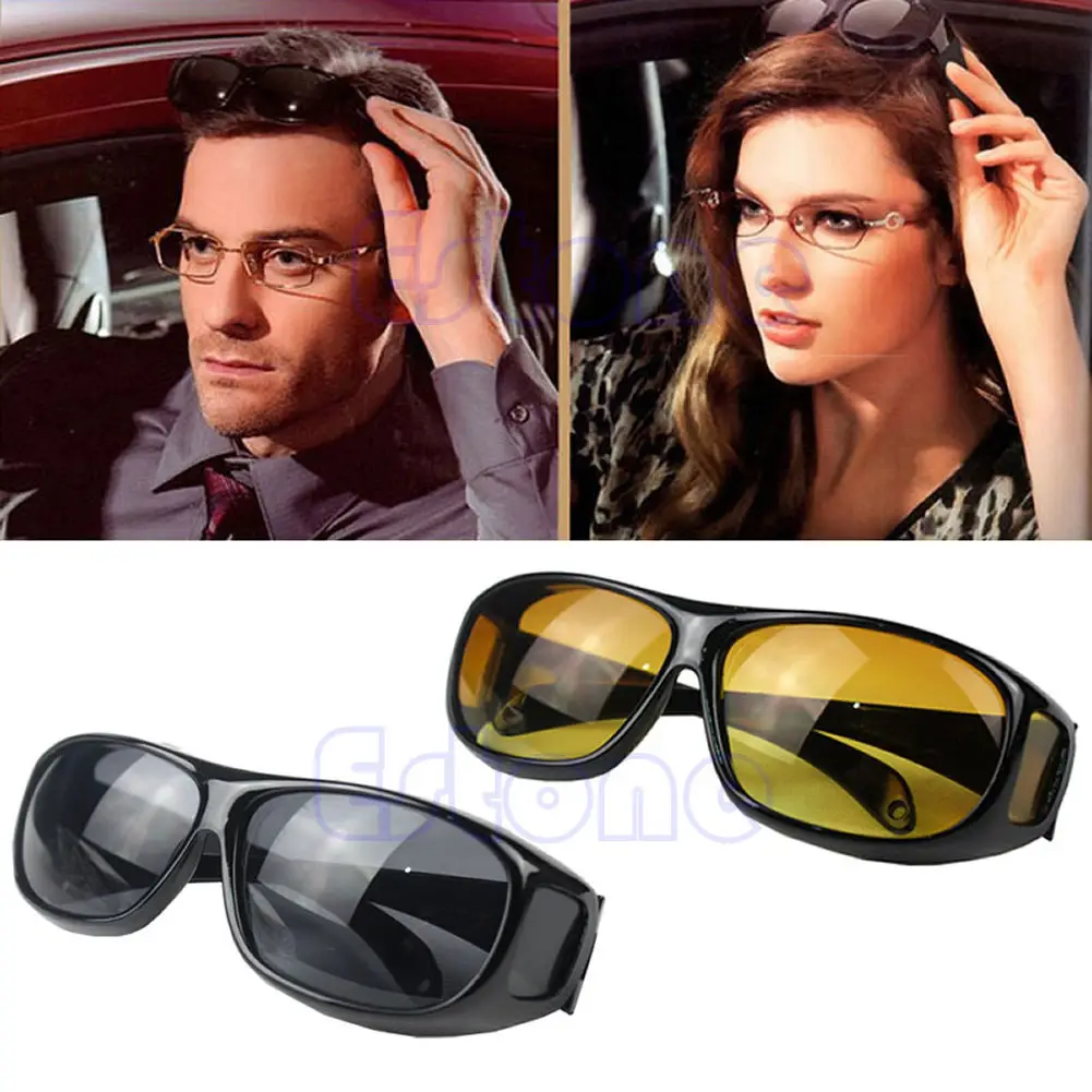 Unisex HD Lenses Sunglasses Night Vision Goggles Driving Glasses UV Protectionin Men's