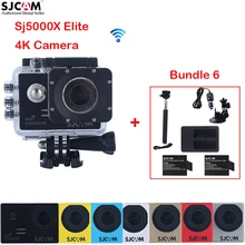 Original SJCAM Sj5000 Series SJ5000X Elite WiFi 30 Waterproof Sports Action Camera+2 battery+Charger+Monopod+Car Charger+Holder