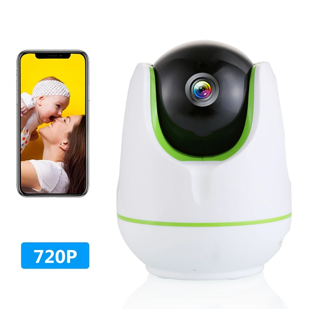

ZILNK HD 720P Wireless Security IP Camera Indoor Baby Monitor WiFi CCTV Camera support IR Cut Night Vision TF Card ONVIF White
