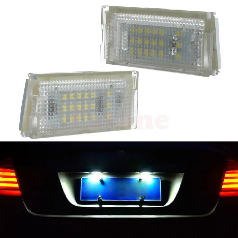

1Pair Hot 18 LED License Plate Lights Error Free Lamp For BMW Mini Cooper R50 R52 R53 Car Light Source