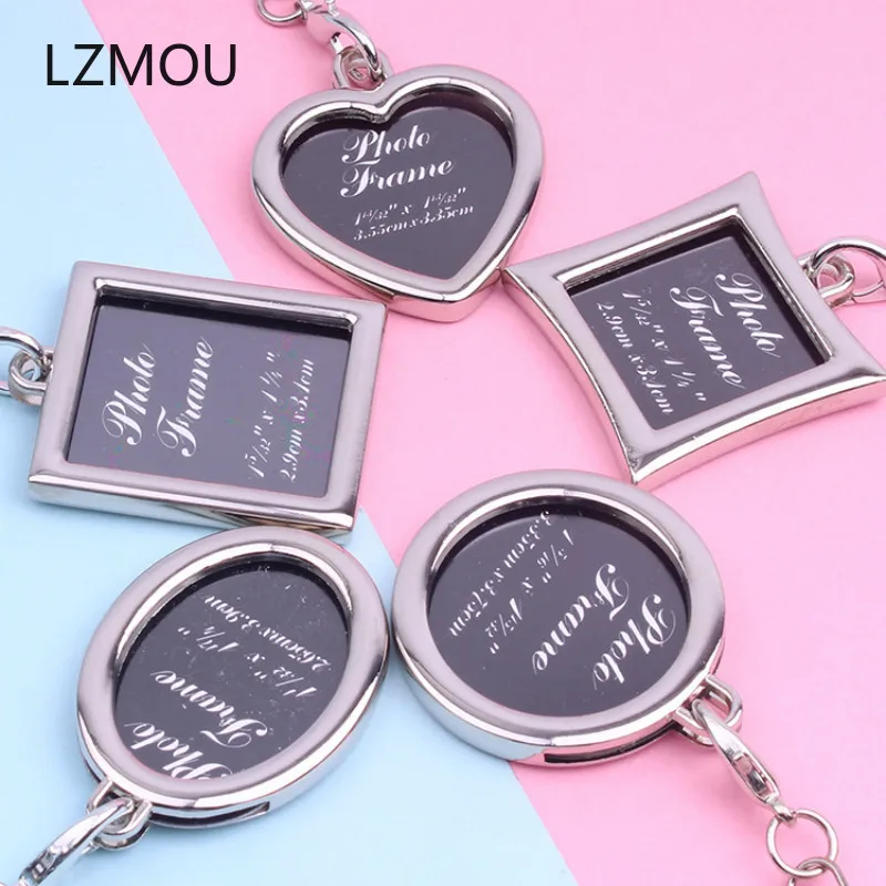 

Valentines Day Gift Picture Frame Keychain Baby Souvenir Wedding Gifts for Guests Bridesmaid Gift Party Favors Present for Girl