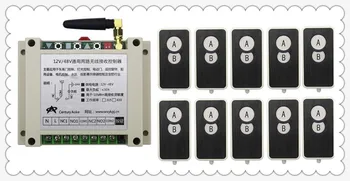

DC12V 24V 36V 48V 10A 2CH RF Wireless Remote Control Switch System 10 transmitter and 1 receiver universal gate remote control