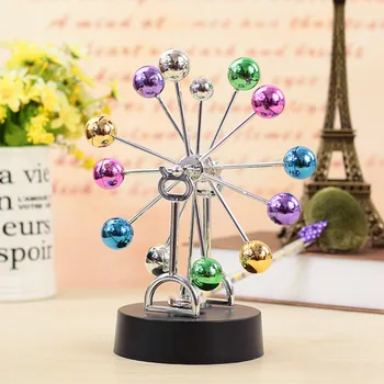 

New Color Celestial Bodies Track Perpetual Instrument Creative Physics Science Education Model Electromagnetic Pendulum Toy
