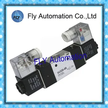 

Airtac Reverse Double Solenoid Valve 3V200 Series 3V220-08 1/4" DC12V AC110V