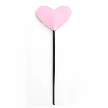 The Heart Tip Crop Whips fantasy Pleasure tickler paddle cosplay game Slave BDSM sex toys for couples beginner bondage spank 2