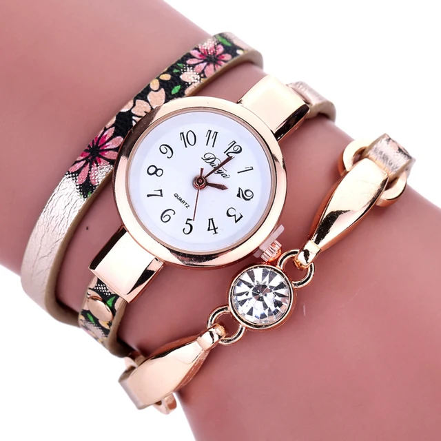 Excellent Quality Duoya New Casual Bracelet Watches Fashion Las Excellent Quality Duoya New Casual Bracelet Watches Fashion Las S Women Diamond Wrap Watch Round Og