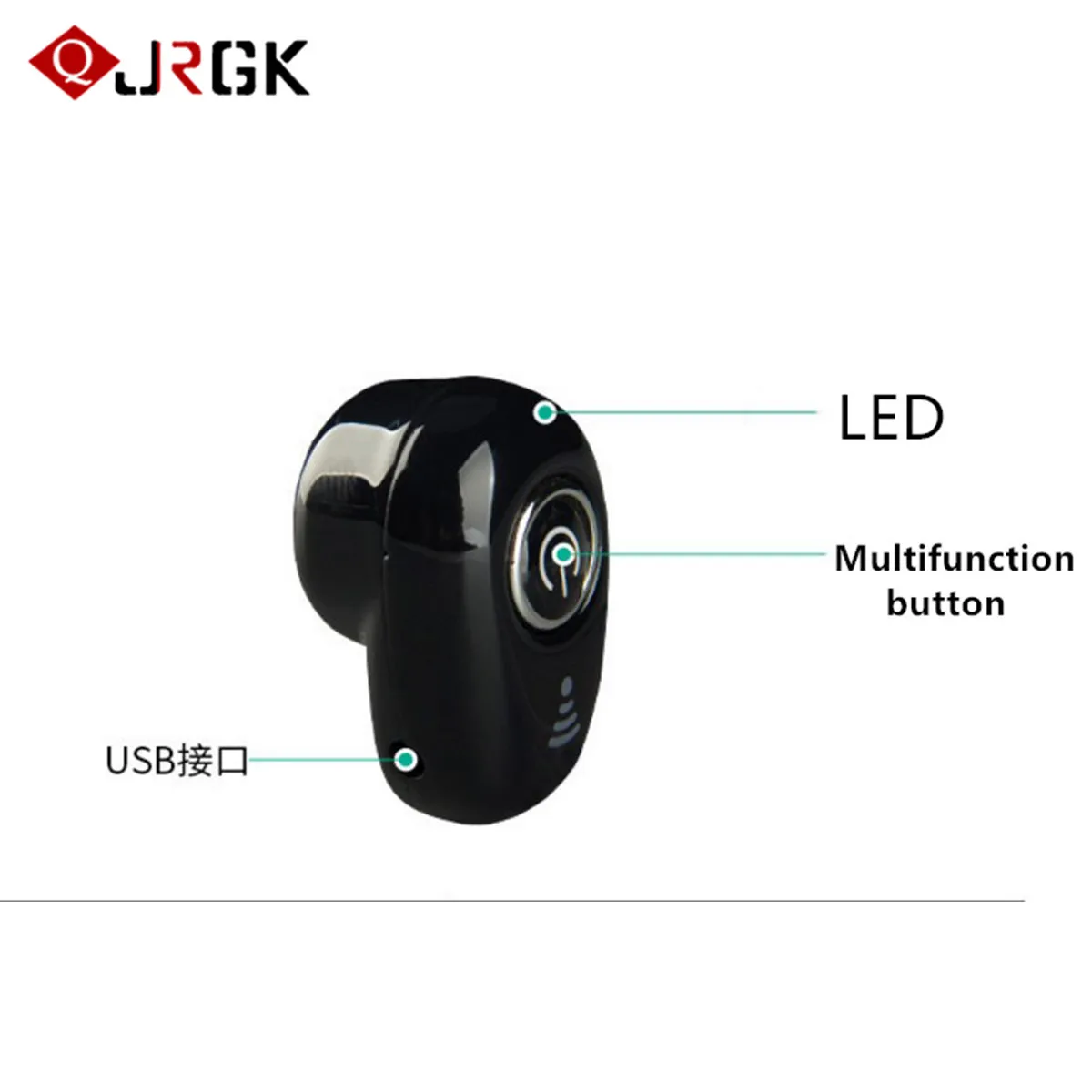 JRGK S650 мини беспроводные наушники Bluetooth 4 0 стерео свет невидимая гарнитура с микро
