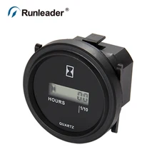 hour meter with digital LCD display for Boat Tractor Generator Engine Mower Fork Light CAT Paramotors Microlights Marine Engines