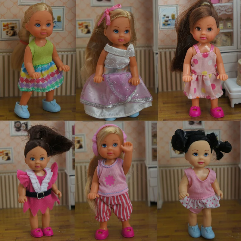 Оригинальная немецкая кукла-Симба, 5 пар, включая одежду 11 см, похожую на Келли куклу, маленькие куклы/Детские игрушки для детей
