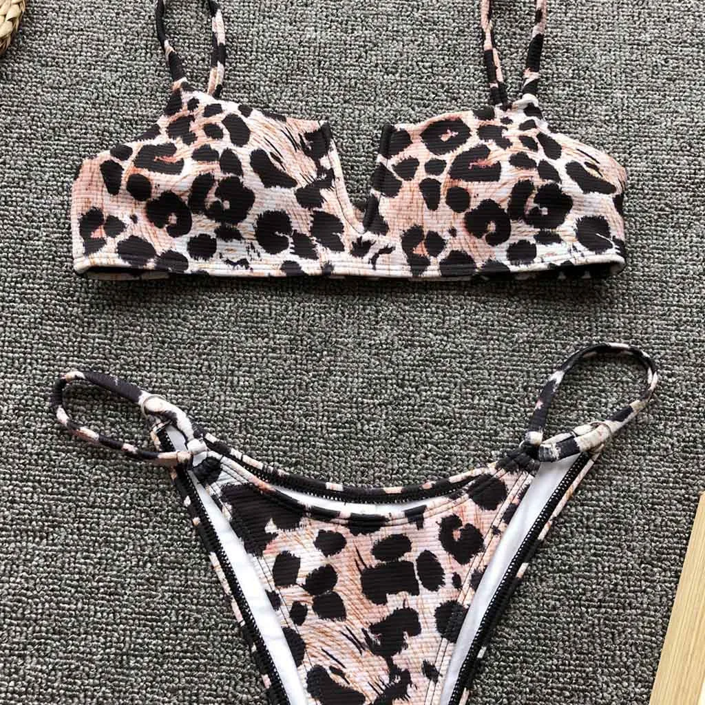 New Trend Sexy Swimsuit Women Swimwear One Piece Beachwear Bodysuit Push-Up Padded Solid Bikini Set