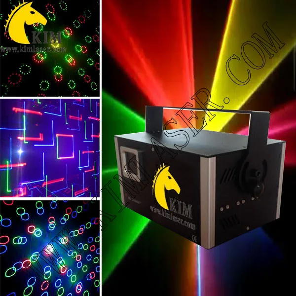 

RGB fireworks 1.2 W RGB laser beam SD card laser light for dj stage light equipment/programmable laser light/ with flight case