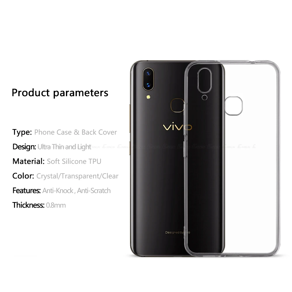 Ультратонкий прозрачный силиконовый чехол для vivo iQOO Neo3 Neo X50 Lite Z1x X23 X21 X21i X30 X20 UD Plus 3