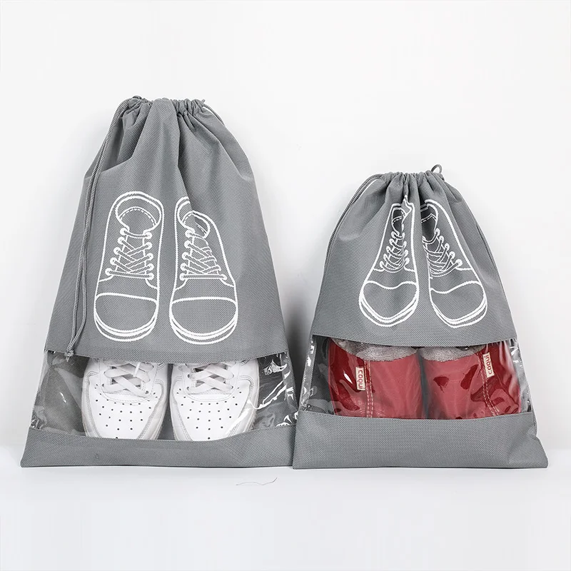 Непромокаемая обувь дорожная Портативная сумка пылезащитный мешок для хранения обуви организовать сумка-мешок на завязка нетканые Organizador