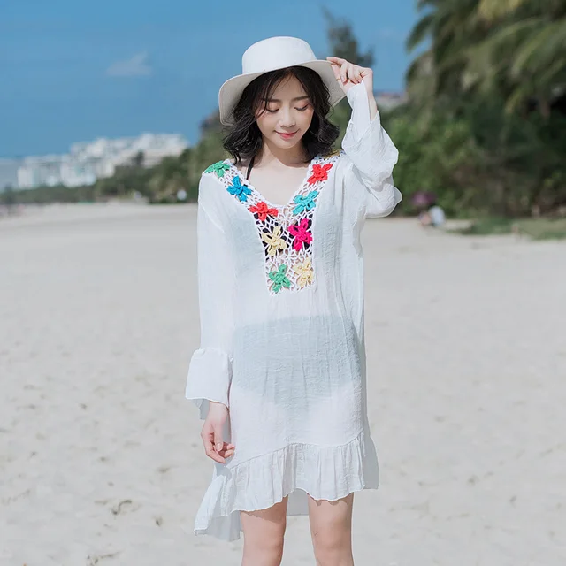 Cheap Beachwear For Women Beach Clothing Cover Ups Cover-Ups Kaftan Swimsuit Woman 2018 Clothes Long Sleeve Summer Leaf Loose Animal Cheap Beachwear For Women Beach Clothing Cover Ups Cover-Ups Kaftan Swimsuit Woman 2018 Clothes Long Sleeve Summer Leaf Loose Animal