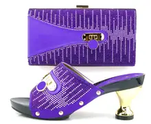 african font b Shoes b font And Bags to match set high quality ladies matching font
