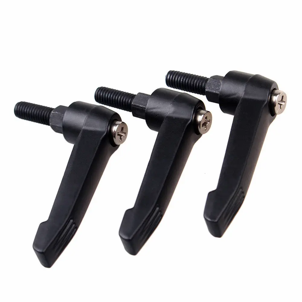 

1Pcs M10 M12 Carbon 7 Shape tightening screw L-type adjustable handle bolts black
