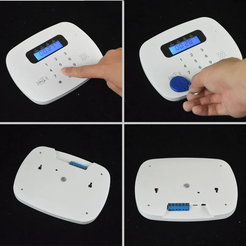  Teclado táctil RFID sistema de alarma GSM inalámbrico 433MHz Detector puerta ventana Detector Senso