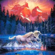 Мир животных DIY живопись по номерам 24 Цвета Пигмент кисть Искусство Ручная роспись креативная цифровая картина маслом