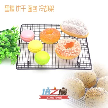 

Stainless Steel Wire Grid Cool Rack BBQ Cake Safe Oven Kitchen Baking Tools New