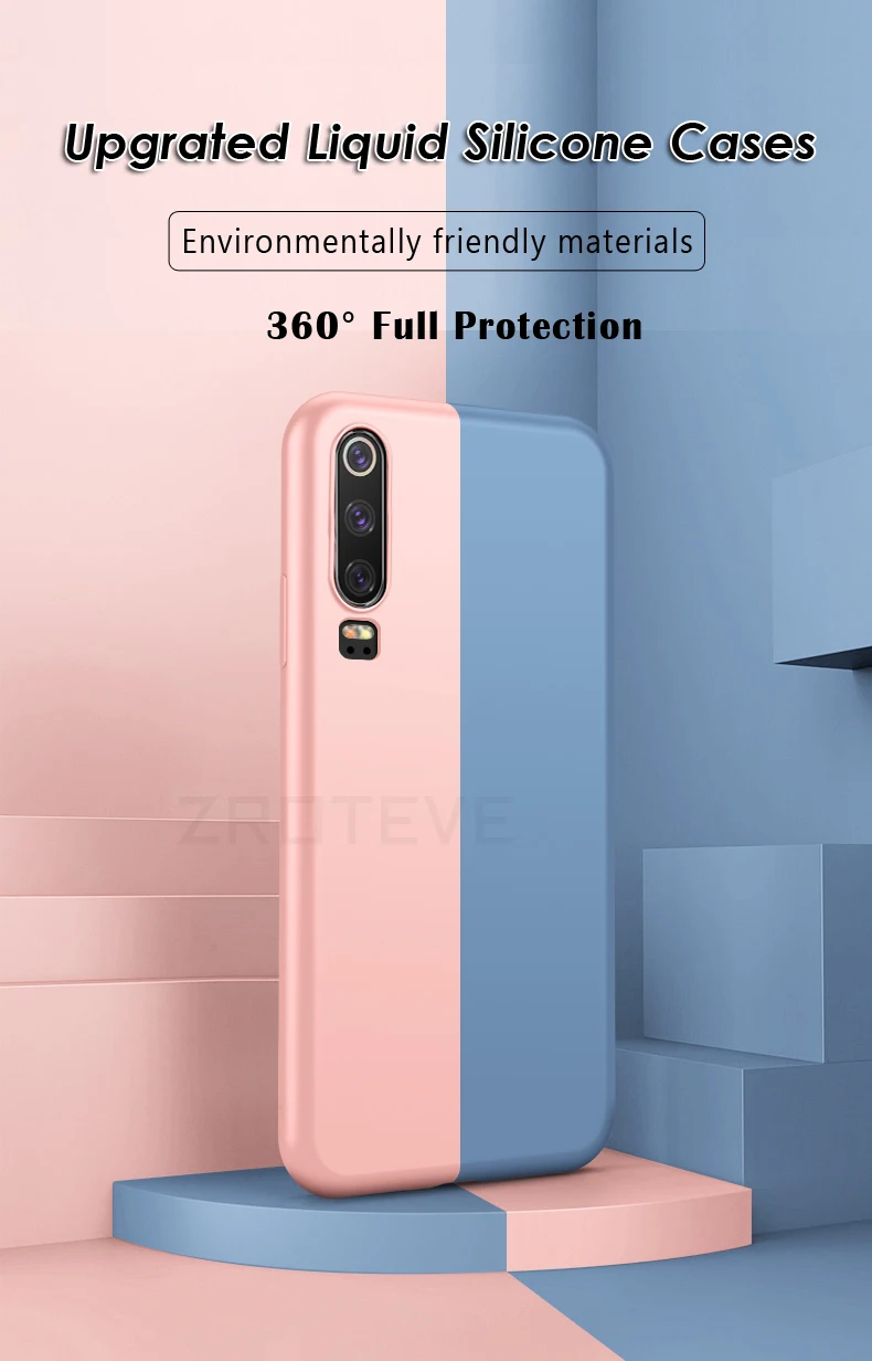 P30 Pro Чехол ZROTEVE жидкий силиконовый чехол для huawei P30 Lite Pro Чехол P 20 Plus гладкий Чехол для huawei P20 Lite P 20 Pro Чехол