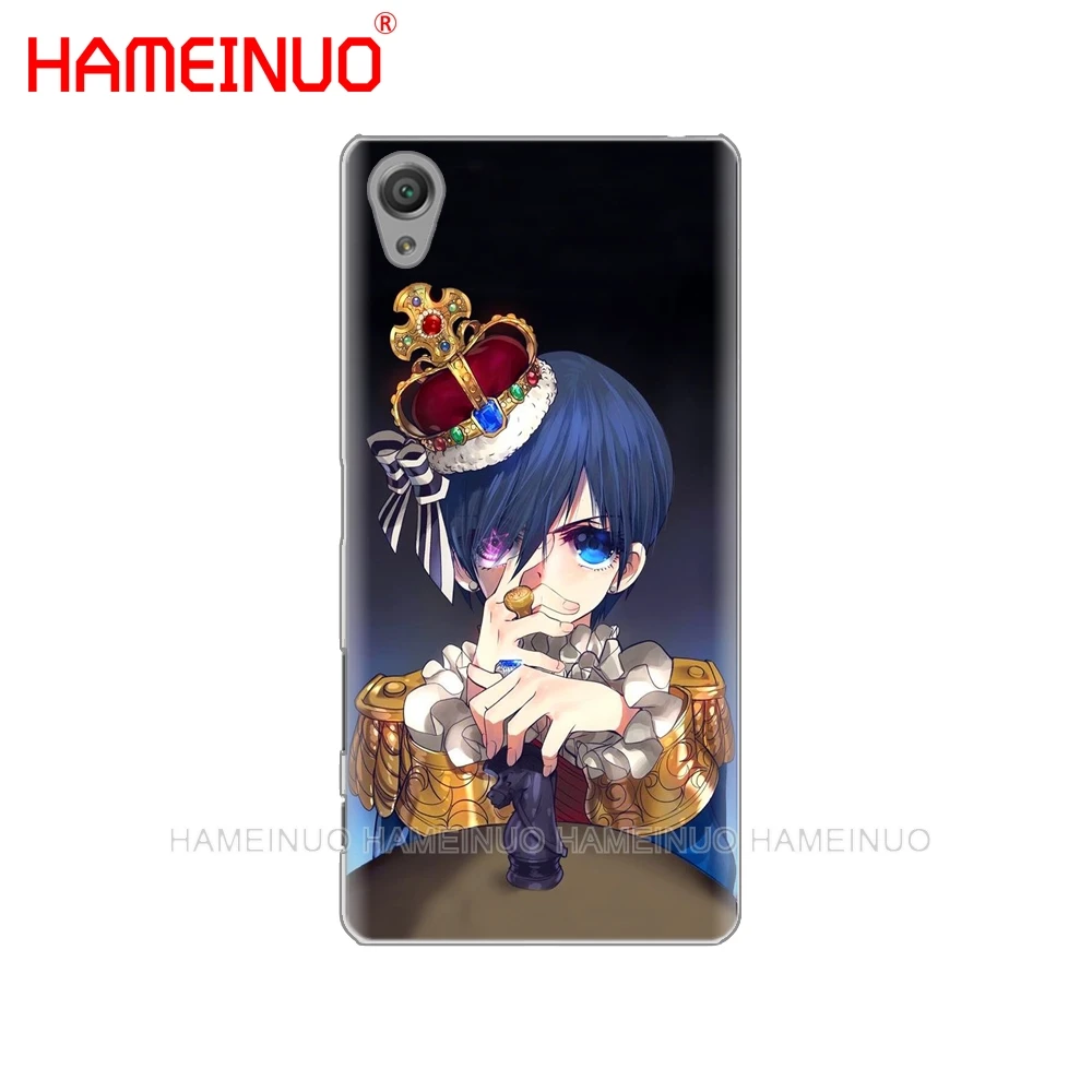 HAMEINUO Аниме Черный Батлер Kuroshitsuji чехол для телефона sony xperia z2 z3 z4 z5 mini plus aqua M4 M5 E4 E5 E6
