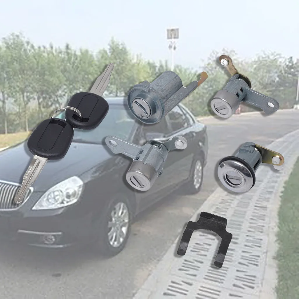 Подходит для Buick Excelle 2001-2002 дверной замок цилиндр набор с 2 клавишами