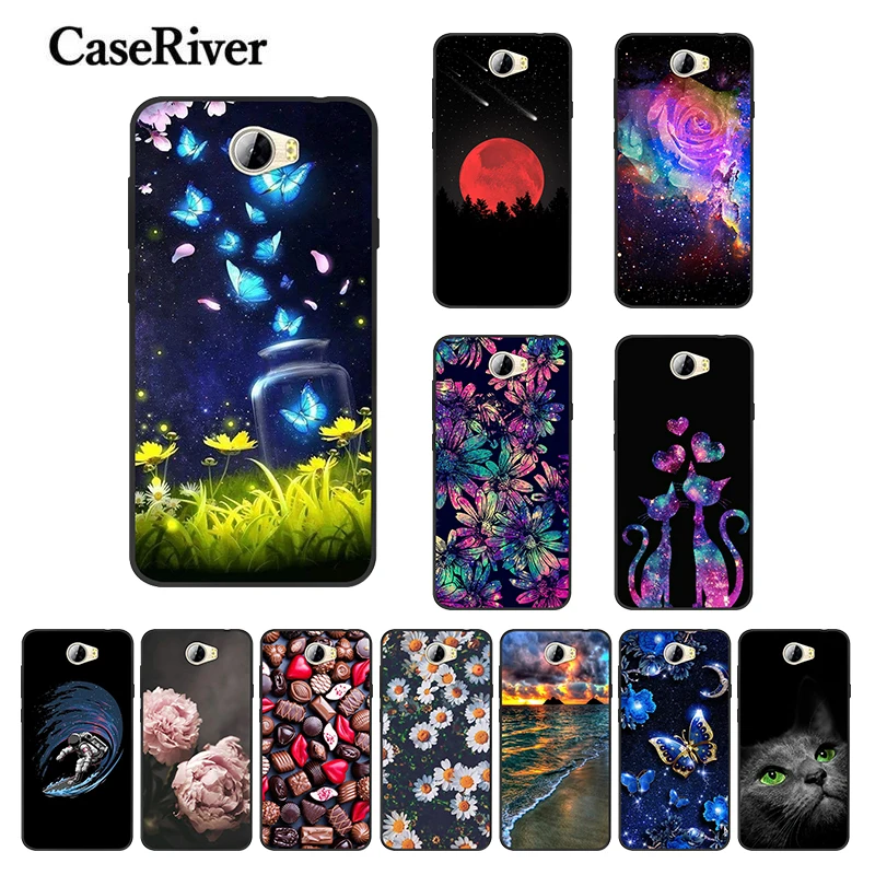 

Soft Silicone Huawei Y5 II Y5 2 Case Cover Black Phone Case For Honor 5A LYO-L21 CUN-U29 Coque Bumper on Y6 II Compact Funda