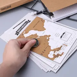 Журнал Дневник записные книжки Скретч Карта Популярные путешествия в город 8 мир Карты путешествии O25 челнока