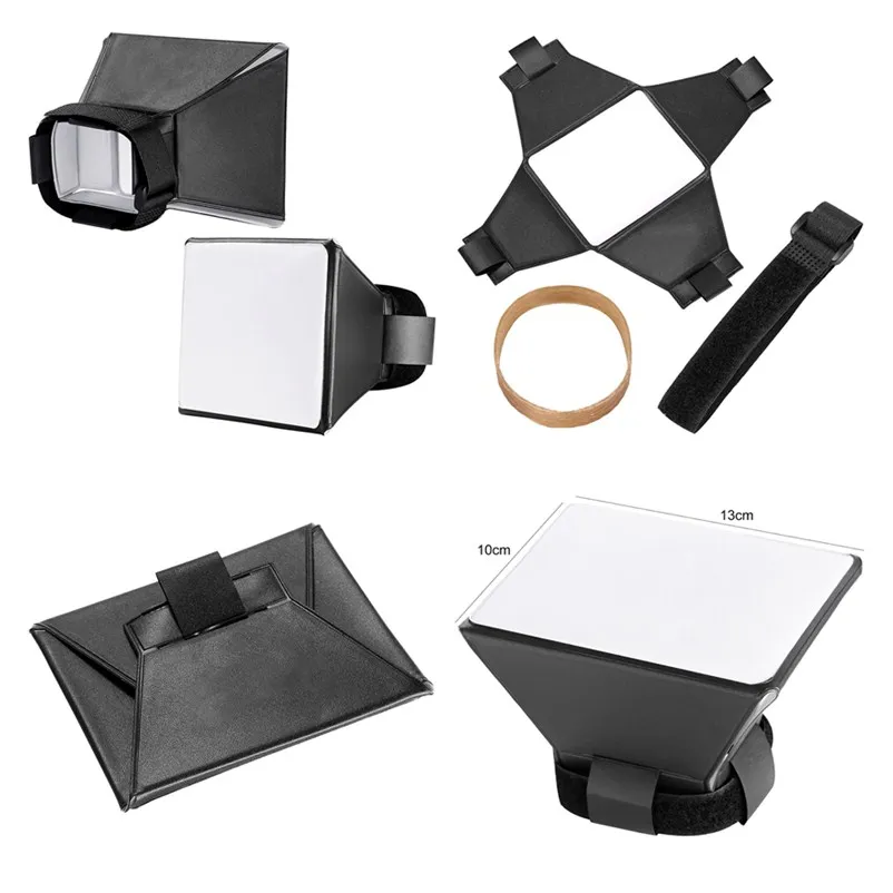 1pcs Universal Photo Difusor Flash Light Diffuser Softbox Soft Box Boxing for Canon Nikon Sony Sigma Pentax Vivitar Camera | Электроника