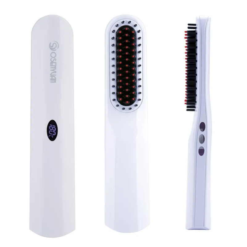 Buy USB charge wireless 2 in1 Electric Straightener