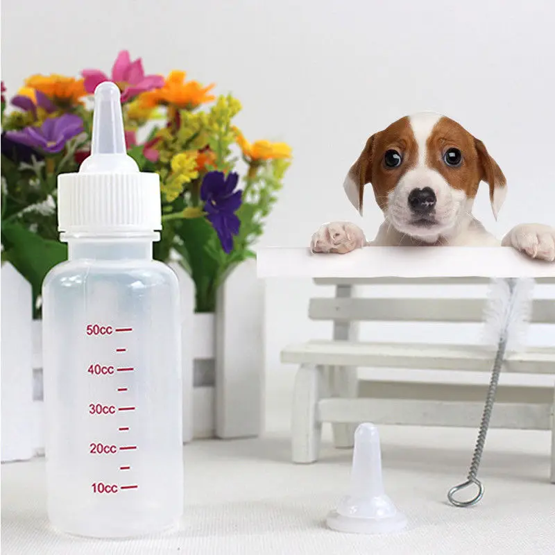 Small Dog Cat Nursing Bottle Travel Water Bottle Portable Collapsible