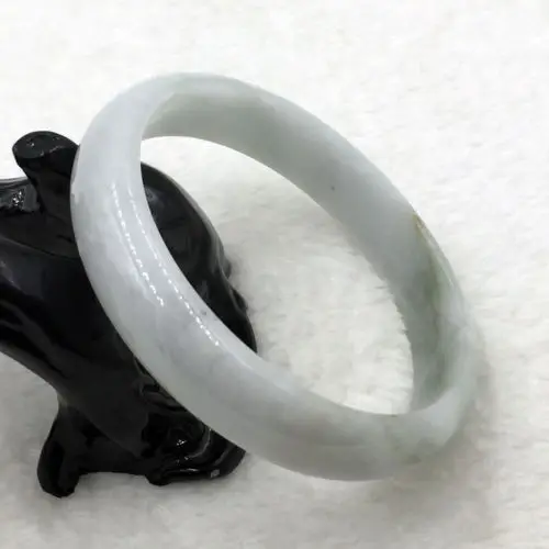 

02069 Certified Grade A Natural Green Green Jadeite Jade Bangle Bracelet