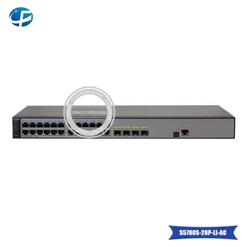 

28 ports S5700S-28P-LI-AC Original S5700 series Huawei 24 GE ports, 4 GE SFP ports Switch 10/100/1000Mbps Transmission Rate