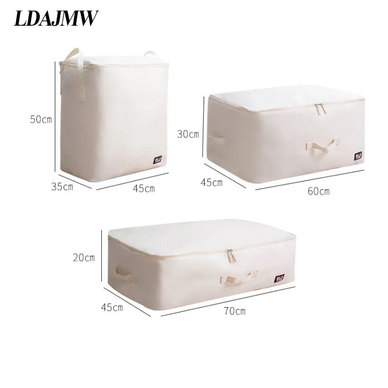 متعددة الوظائف سميكة أكسفورد القماش تخزين اللحاف حقيبة اضافية كبيرة الملابس التشطيب حقيبة الفراش المنظمون صندوق حاوية تخزين