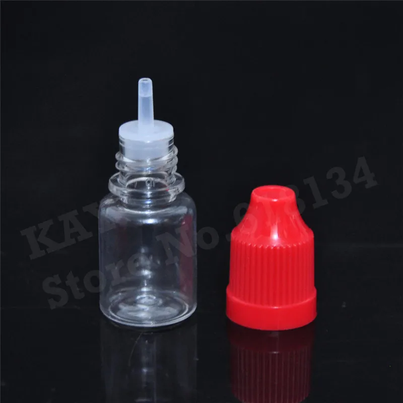 

6000pcs 5ml Pet clear liquid dropper bottle with normal tip and childproof screw cap